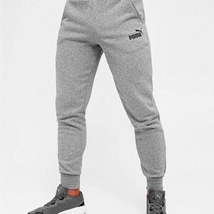 PUMA Essentials Men's Heather Gray Sweatpants